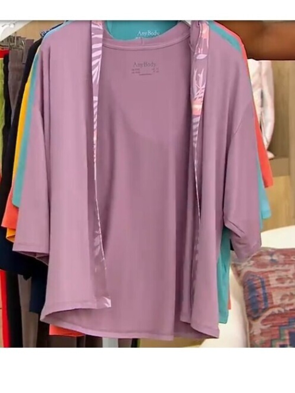 Anybody Lush Jersey Open Front Short Sleeve Shrug Size XS